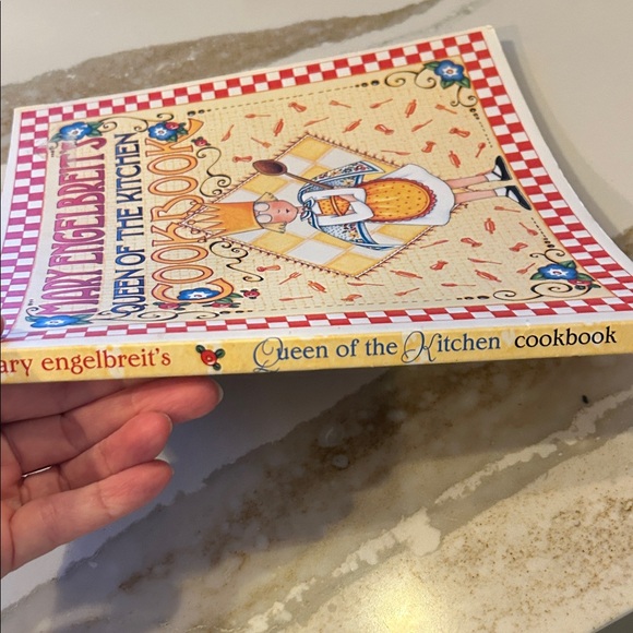 Mary Engelbreit Cookbook with Red and Yellow Design - Picture 2 of 6